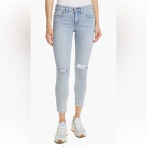 Rag & Bone Cate Ripped Frayed Ankle Skinny Jeans
